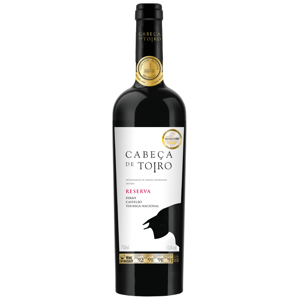 Vinho Tinto Português Cabeça De Toiro Reserva Tejo D.O.C