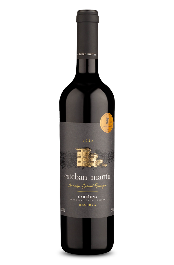 Esteban Martín Reserva D.O Cariñena Garnacha Cabernet Sauvignon 2022