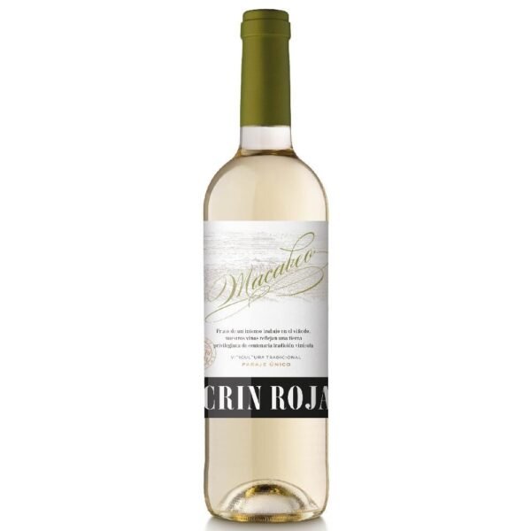 Vinho Tinto Espanhol Crin Roja Macabeo