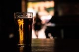 Cervejas dentro de campo